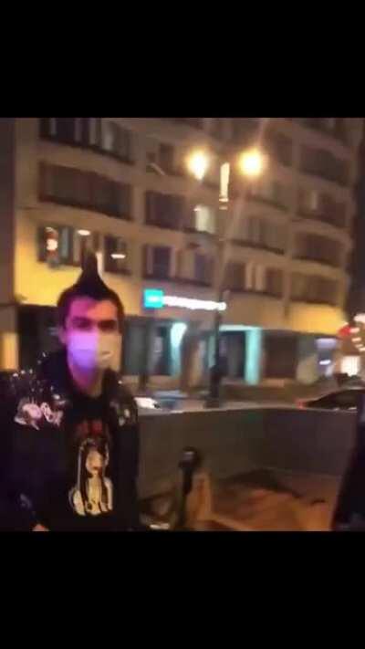 That’s one way to have a mask taken off