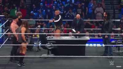 Gunther exudes confidence in Contract Signing with McIntyre and Sheamus: SmackDown, March 24, 2023