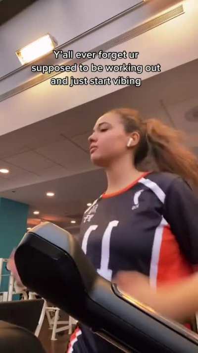 Casually wiping sweat