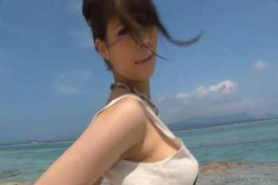 On the Beach With Kyouko Maki ...