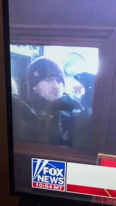 Everybody freaking out, and then there’s this guy...