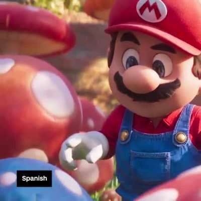 Mario portrayed in different languages. Which language did Mario the best? (Super Mario Bros Movie)