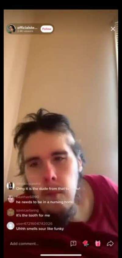 Does anyone remember this guy? He's getting worse.