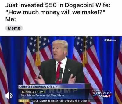 Just about right....