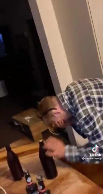 When you can’t find the bottle opener