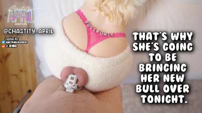 You're gonna ache while her bull fills her up!
