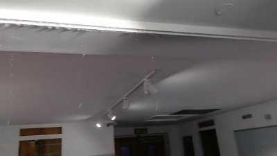 This happened on the second day of my new job 4, days after the centre reopened from being closed for 18 months for roof repairs. Looks like somebody's getting sued and I'll have to find another job