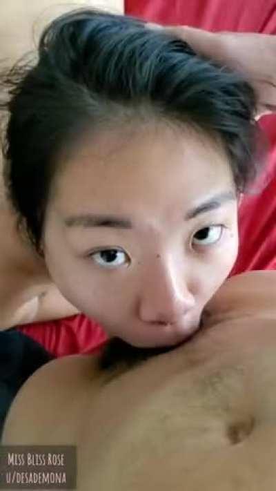 I love feeling his cock get hard in my mouth!