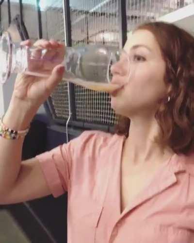 *chugging* I'm ready...!