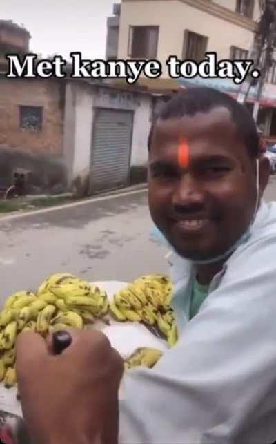 Kanye lookalike spotted in Nepal😍😍😍😍😍