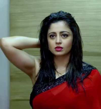 Neha Pendse wet saree