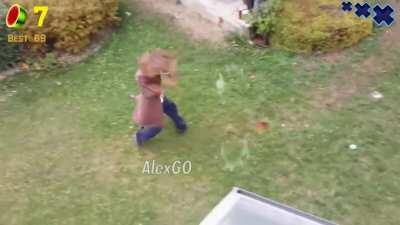 Fruit Ninja, but Witcher