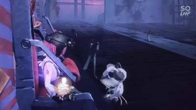 I saw my boy running ever so slowly from the stairs towards me 😭