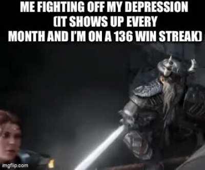 With every victory, I learn its tactics, and thus I fight better. 