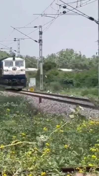 Man hit by train while trying to cross the tracks