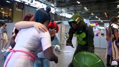 Miraculous cosplayers at Japan Expo 2022 (Bunnix, Multimouse, Alya, Carapace & Lila)