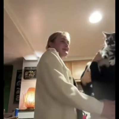 He isn't a fan of hugs