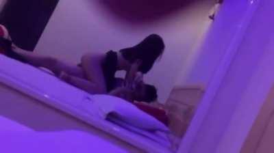 She sure knows how to ride it good