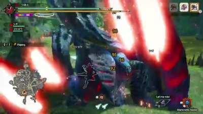 That's a strange hit effect...