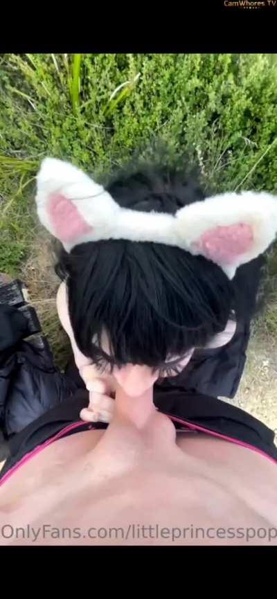 Outdoor Cosplay BJ ( HER FOLD3R IN COMM3NT )