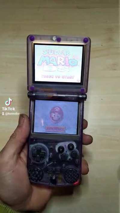 My new GBC104 (ds lite in gbc shell)