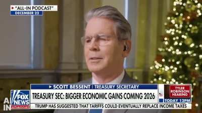 BESSENT: “2025 IS SETTING THE TABLE. THE FEAST WILL BE IN 2026.”