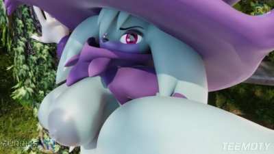 Katress Split fuck (FurriesVR) [Pal World] [M/F]