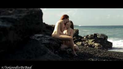 Romance before the skinny-dipping