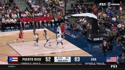 [Highlight] Brandon Ingram with the high block; nice pass to Edwards from Banchero for the layup