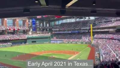 Two months later. Texas sporting events, bars restaurants, with no masks, no vax card no social distancing nothing. They can't say wAiT tWo WeEks this time. We have the results. Fuck the Covidians!!