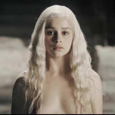 Emilia Clarke: Dominate & put her in her place or be her good boy & maybe she let you watch