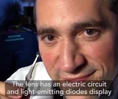 This Bionic Contact Lens Doubles As A Display.