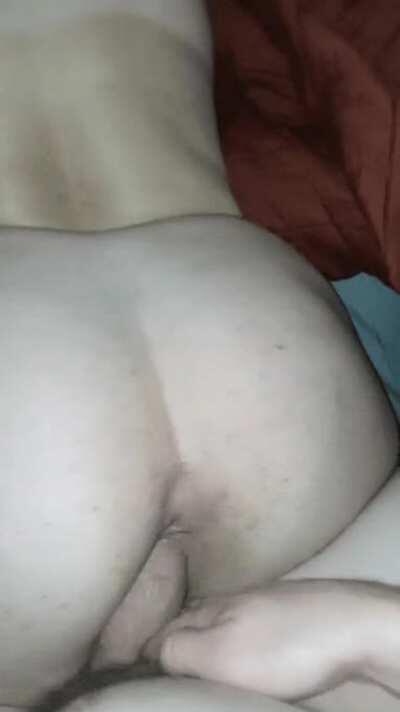 Jerking himself off inside me (fm)(oc)