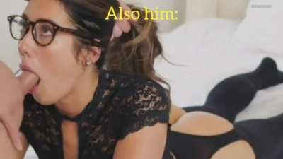 Did she really expect him to just use the tip?