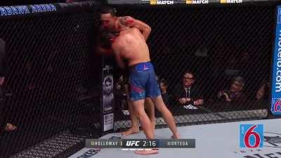 Max Holloway vs Brian Ortega: Full Round 4 Beatdown