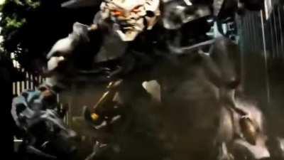 Why megatron is chasing a man? Is he stupid?