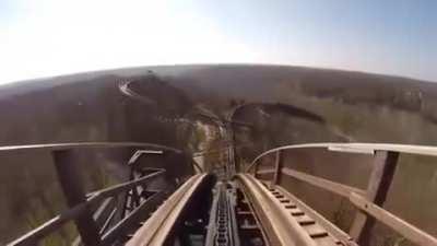 Richard rides a rollercoaster!