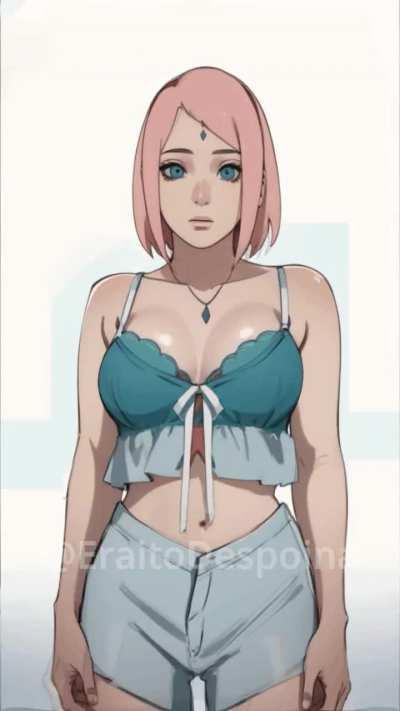 Sakura shaking her hips! Tell me what you think