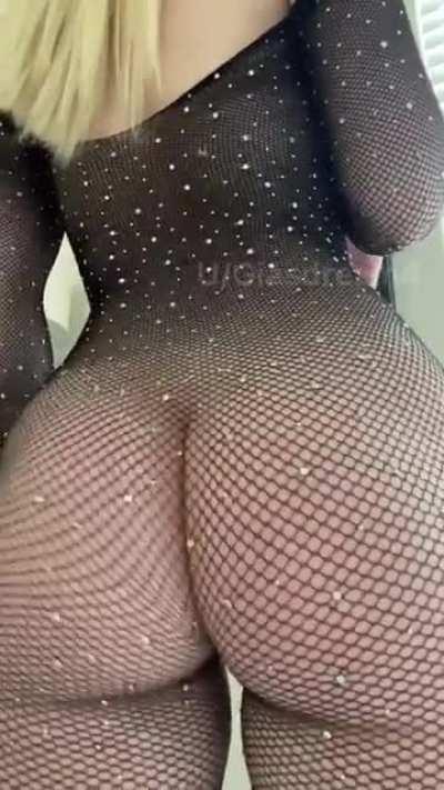 The only thing better than fishnets is a fishnet bodysuit