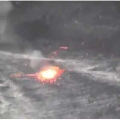 Awakening a volcano by throwing a stone