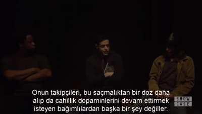 Mr. Robot S2 I EP3'ten bir kesit. Sizce din mensupları bu argümanlara karşı ne savunuyor olabilirler