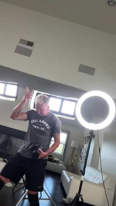 Before & after the shooting w. Scarlett Alexis