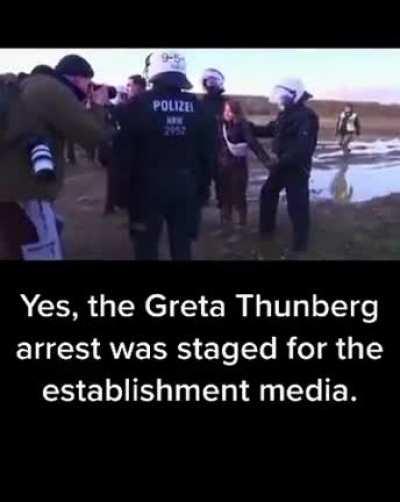 Greta's arrest...