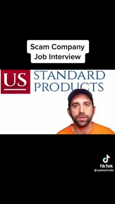 Job interview at a scam company