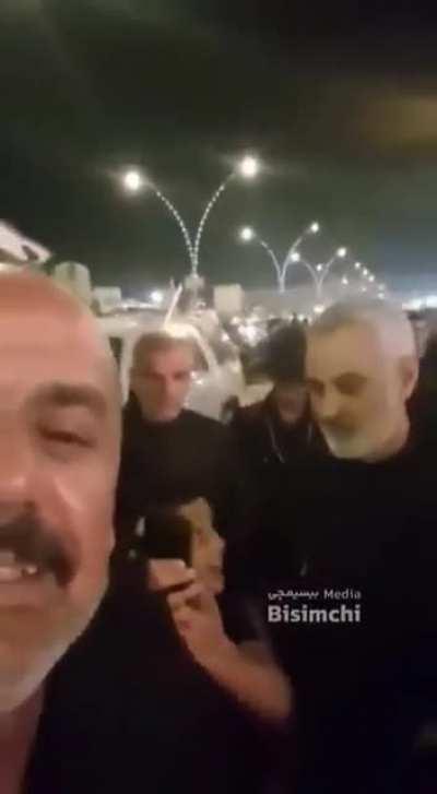 During arbaeen people found a man who looked like Qasim Sulaymani