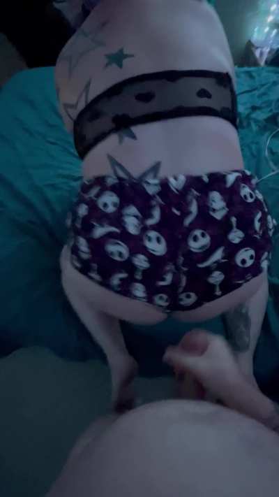 Came all over my shorts