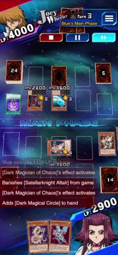 Somehow, someway, DM players always open with Rod/Circle... even with a 30 card deck lol. Also, Satellarknights are fun!