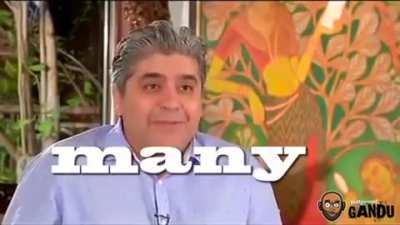 Rajeev Masand's hilarious trolling of Sonam Kapoor during an interview.