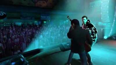 The Boys in Guitar Hero. (bonus clip at 1:33)