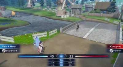 Combat animations change as a character levels up.